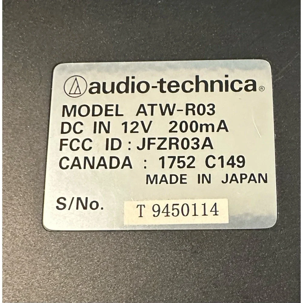 Audio-Technica ProFormance T68 Wireless Mic & R60 Receiver & accessories Working
